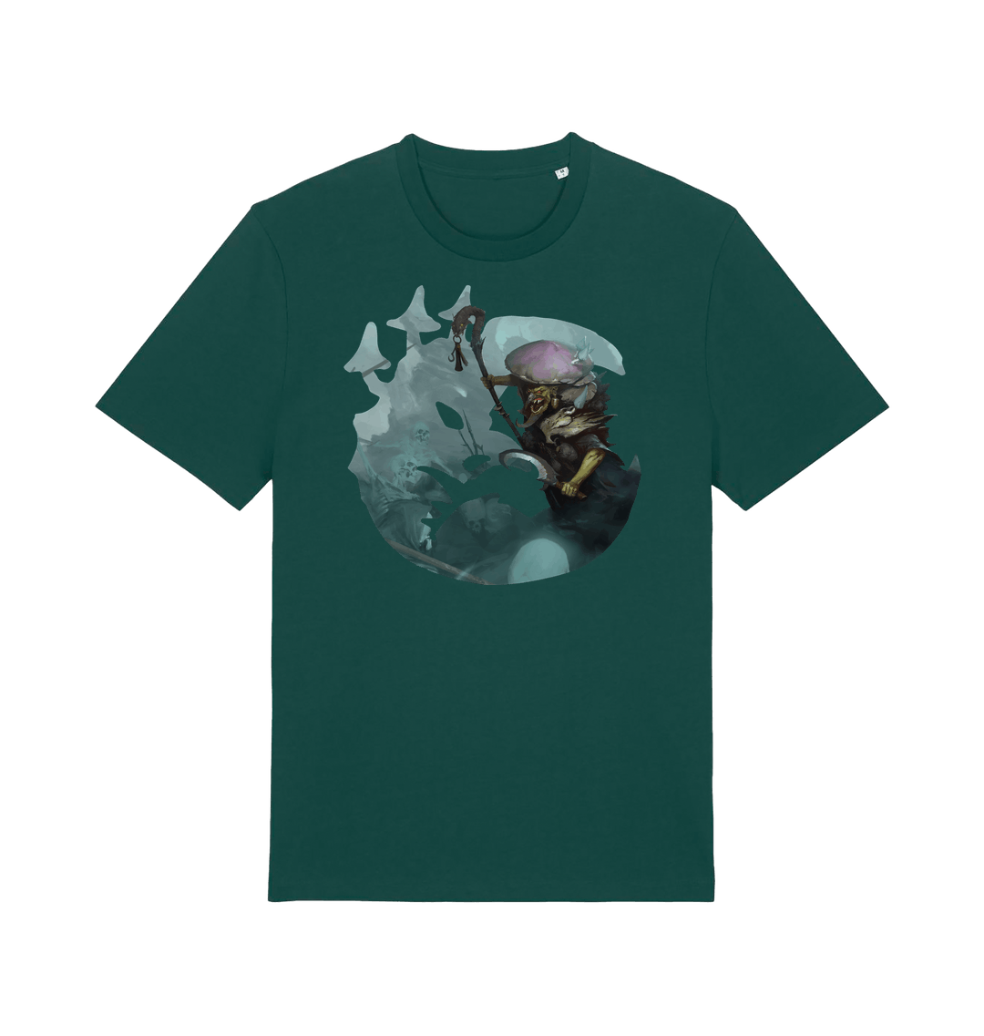 Glazed Green Printed T-shirt Front